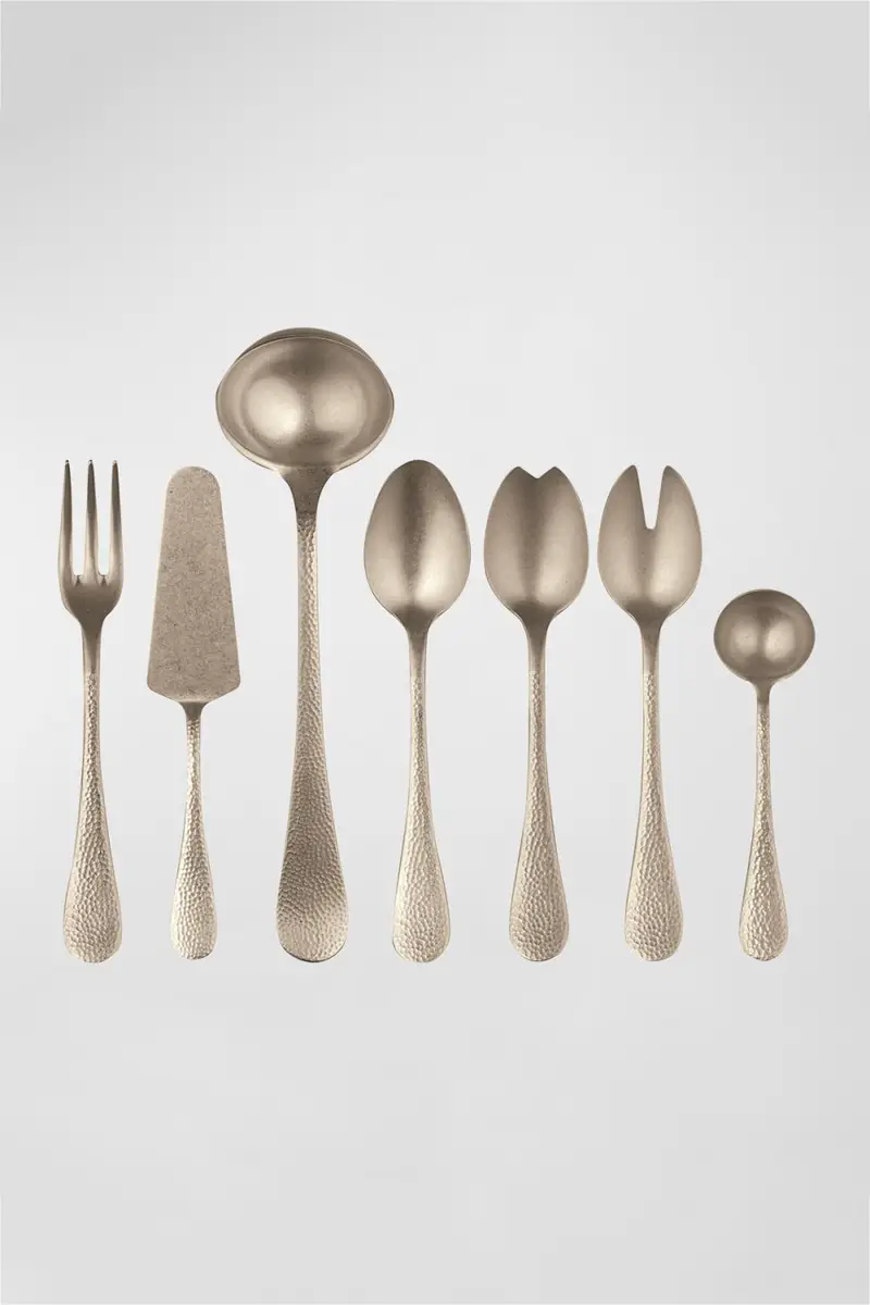 Mepra Epoque Pewter Bronze 7-Piece Serving Set | Thumbnail 4