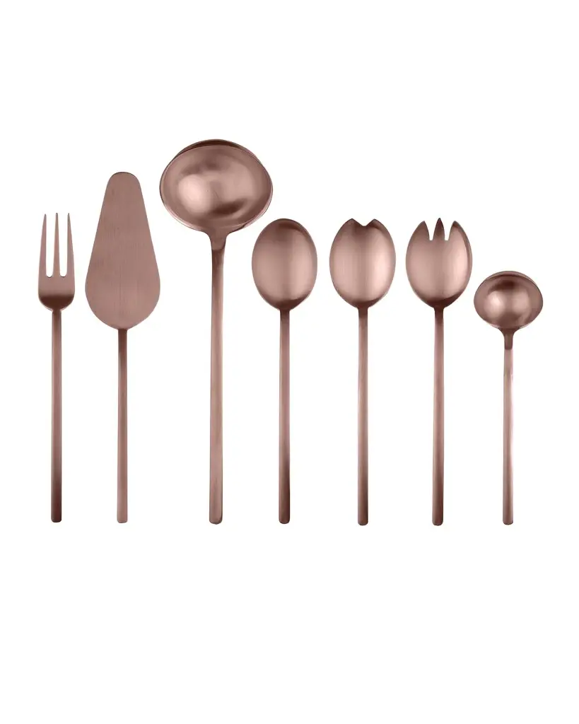 Mepra Due 7-Piece Flatware Set - Ice Bronze