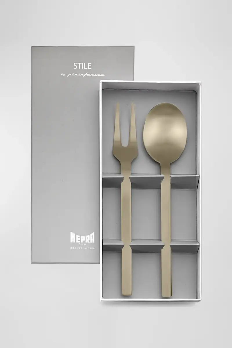Mepra Stile Ice Oro Nero 2-Piece Serving Gift Box | Thumbnail 2