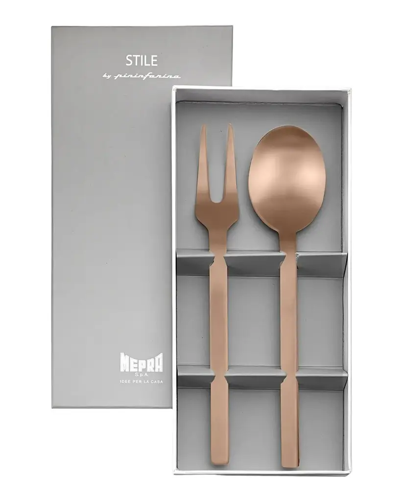 Stile Ice Oro Nero 2-Piece Serving Gift Box