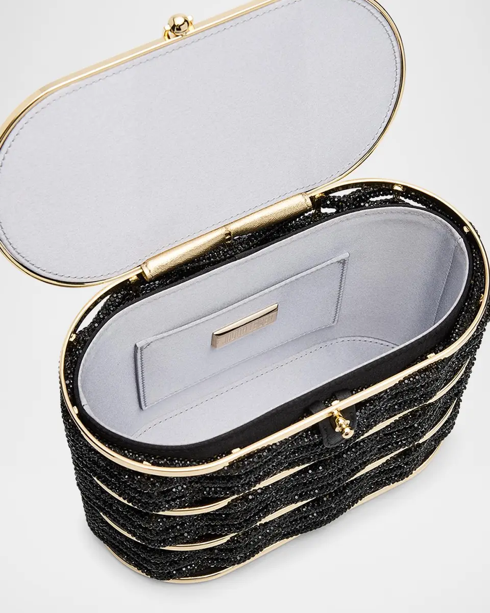 Judith Leiber Couture Willow Woven Crystal Basket Top-Handle Bag | Thumbnail 4 Judith Leiber Couture Willow Woven Crystal Basket Top-Handle Bag | Thumbnail 4