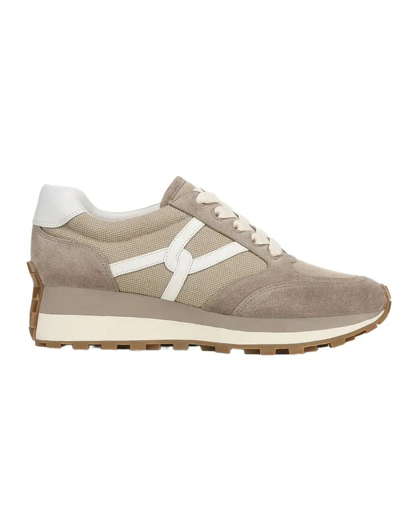 Valentina Mixed Leather Retro Sneakers Valentina Mixed Leather Retro Sneakers
