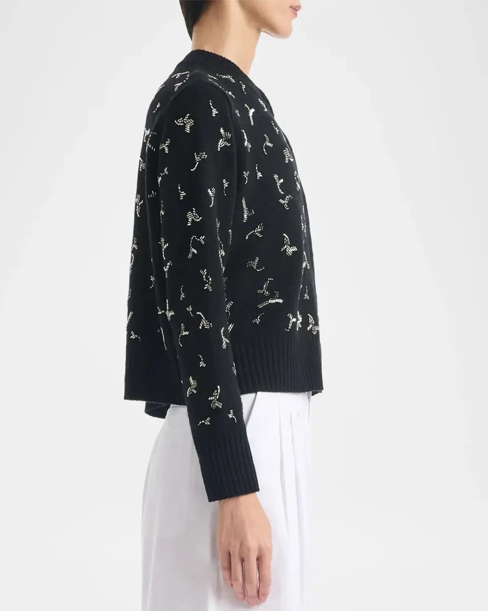 Altuzarra Vaughn Beaded Wool Crewneck Sweater | Thumbnail 6