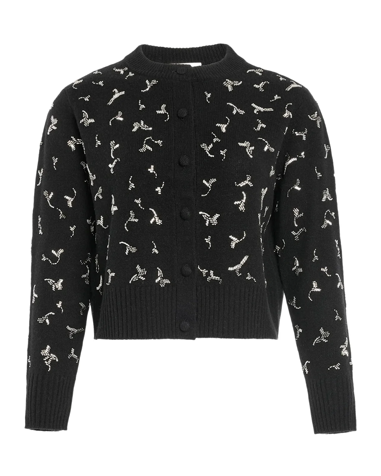 Vaughn Beaded Wool Crewneck Sweater Vaughn Beaded Wool Crewneck Sweater