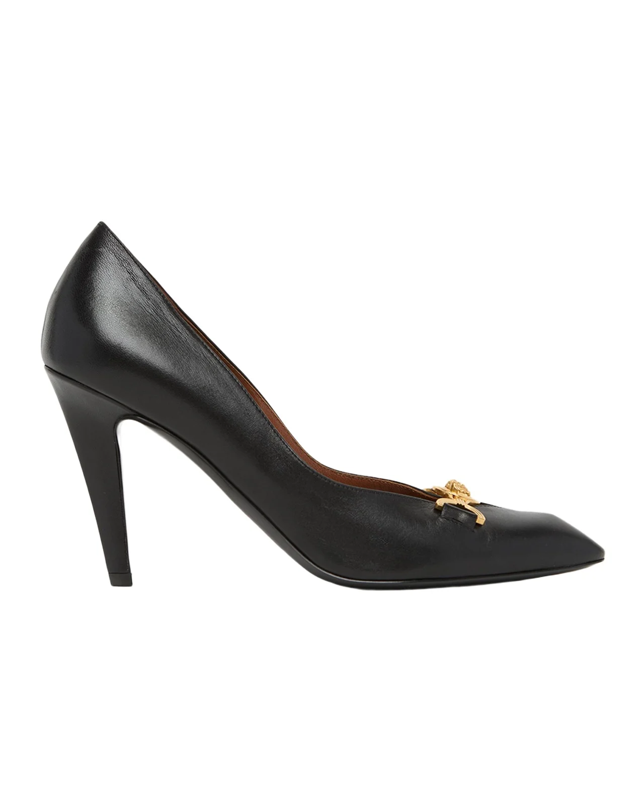 Versace 90mm La Medusa Leather Pumps