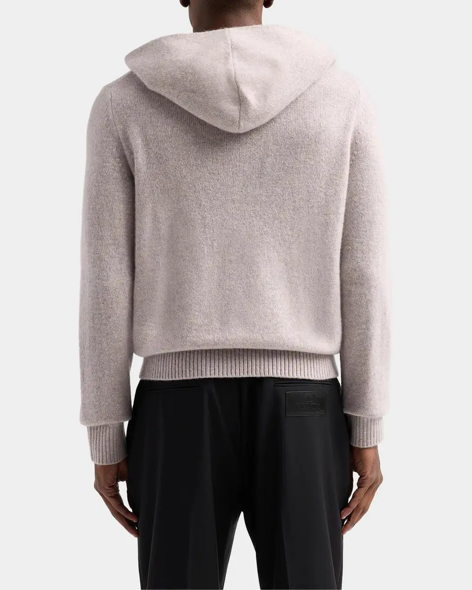 Vince Men's Cashmere Multi-Melange Hooded Sweater | Thumbnail 4 Vince Men's Cashmere Multi-Melange Hooded Sweater | Thumbnail 4