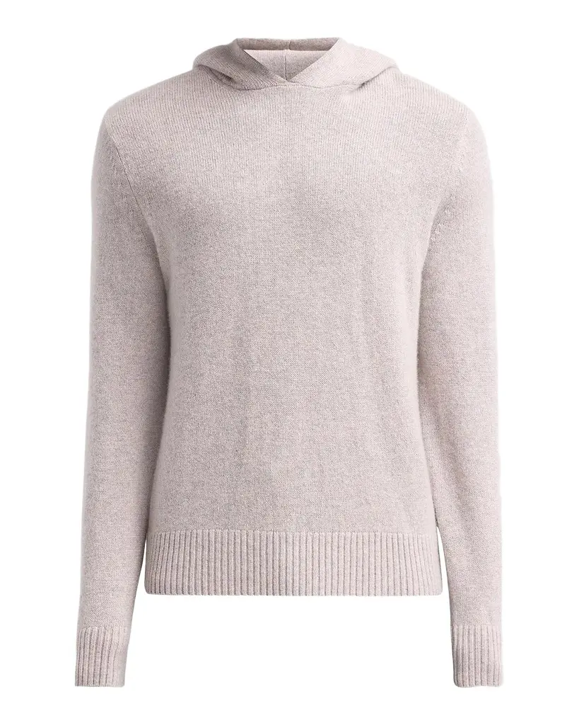 Men's Cashmere Multi-Melange Hooded Sweater
