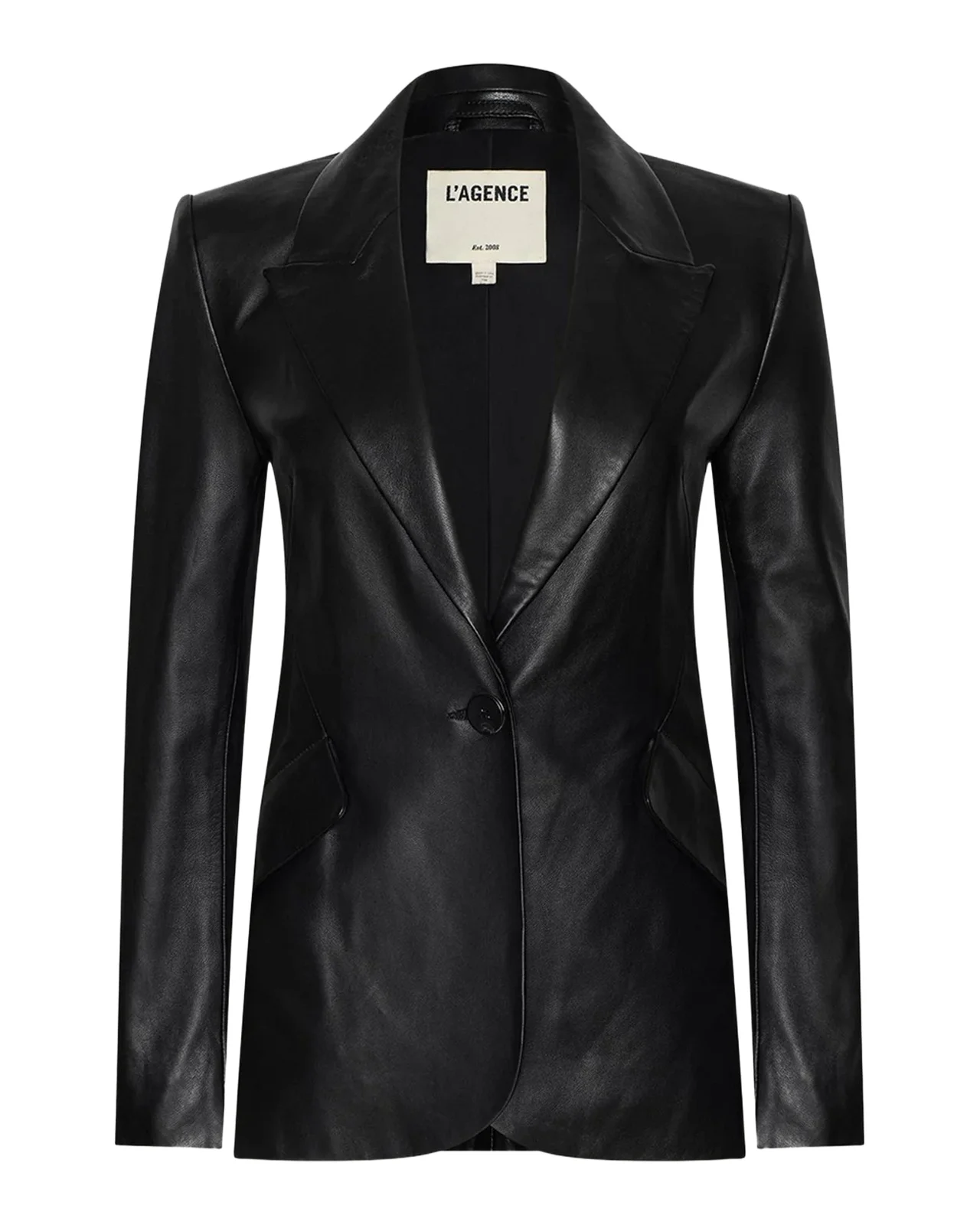 Chamberlain Leather Single-Breasted Blazer Chamberlain Leather Single-Breasted Blazer