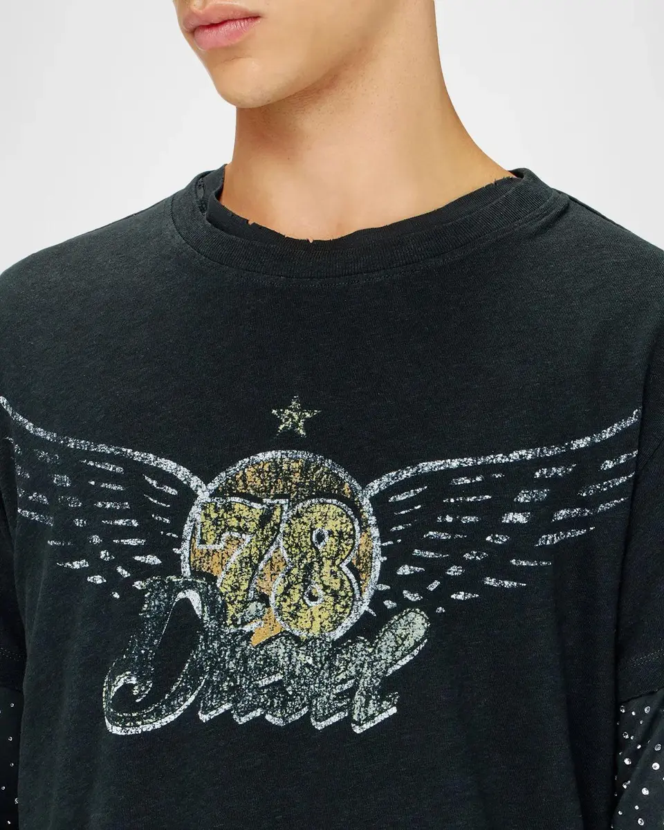 Diesel Men's Gerio 78 Crewneck T-Shirt | Thumbnail 5
