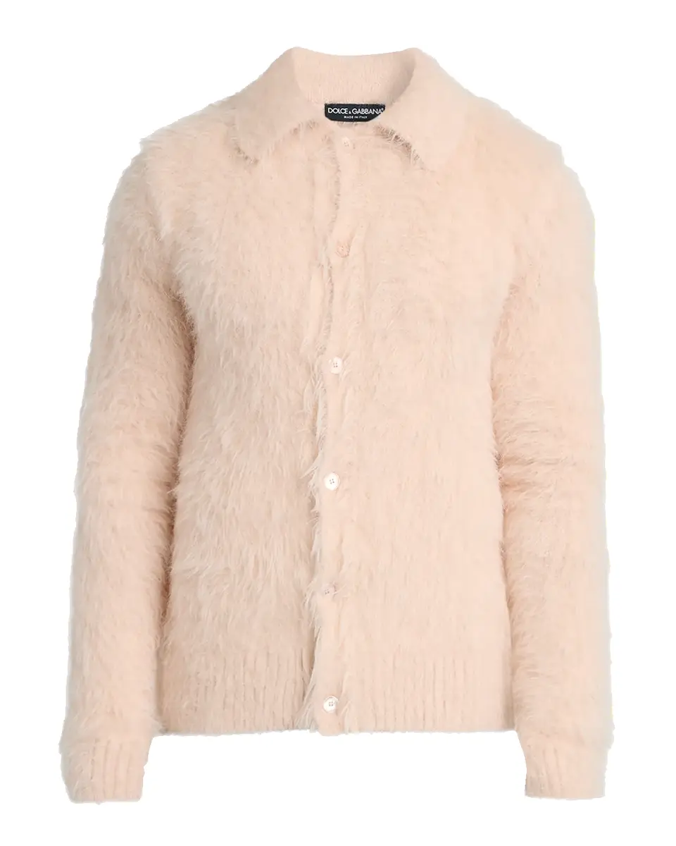 Dolce & Gabbana Men's Collared Cardigan Sweater | Thumbnail 2 Dolce & Gabbana Men's Collared Cardigan Sweater | Thumbnail 2