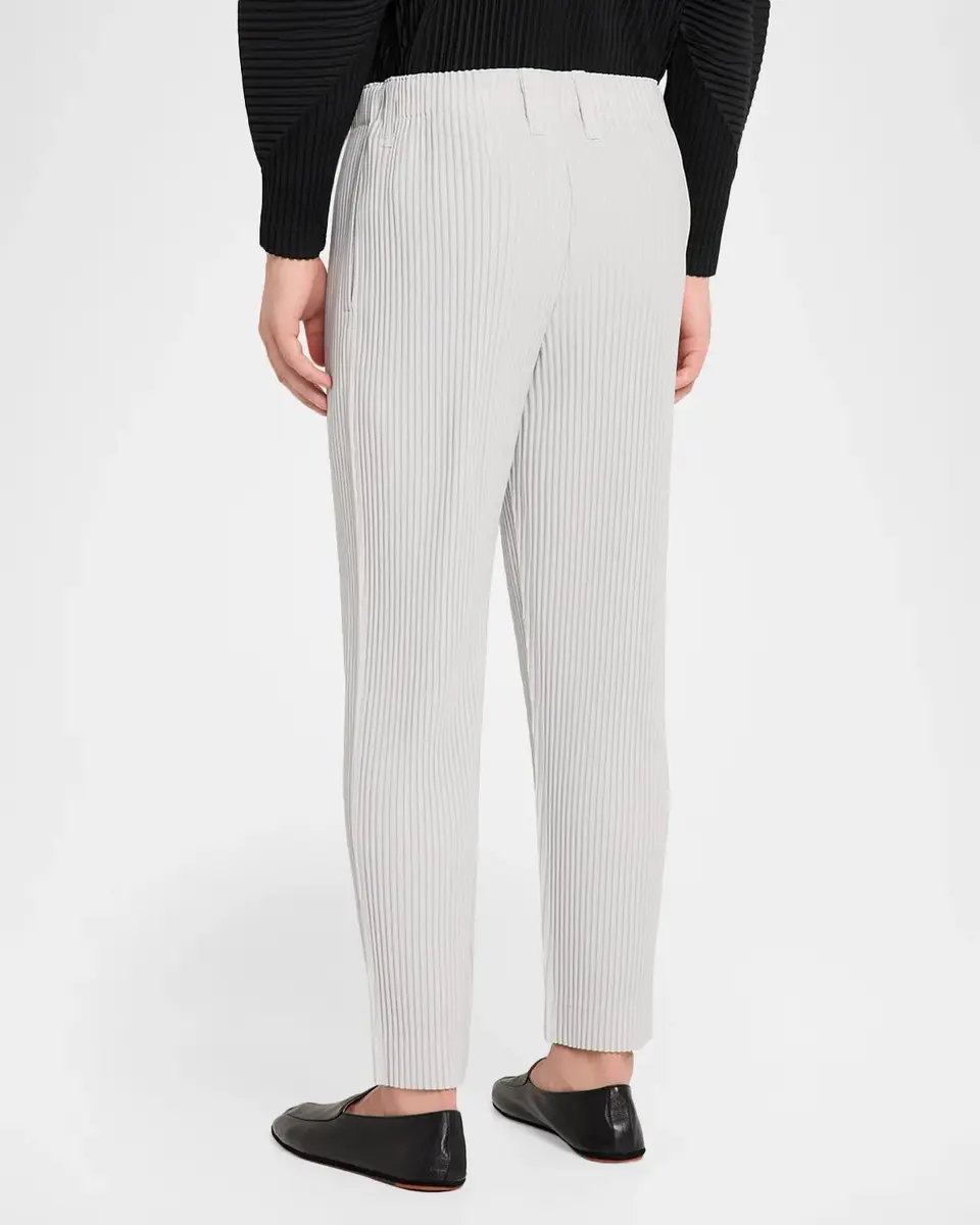 Homme Plissé Issey Miyake Men's Basics Pleated Pull-On Trousers | Thumbnail 3 Homme Plissé Issey Miyake Men's Basics Pleated Pull-On Trousers | Thumbnail 3