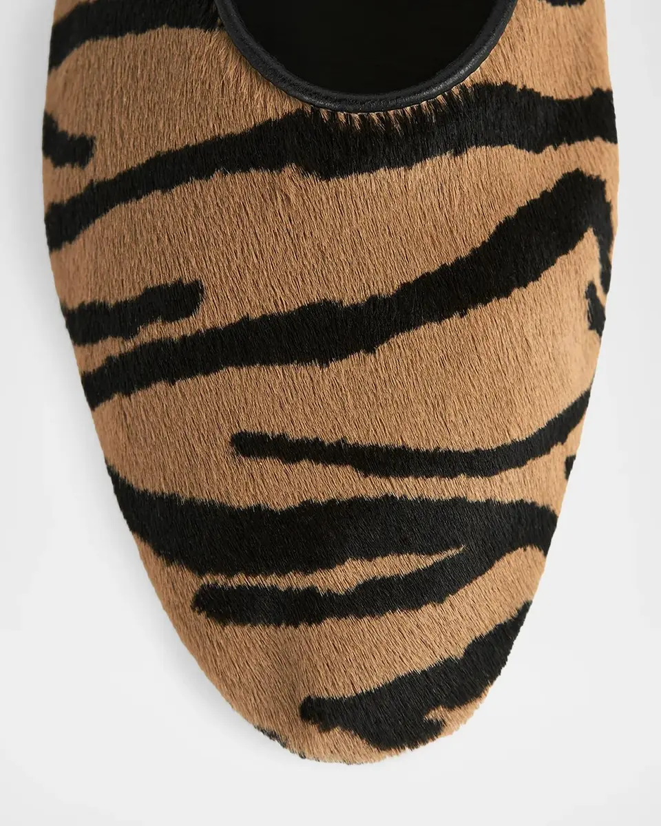 TOTEME Printed Pony Hair Ballerina Flats | Thumbnail 2 TOTEME Printed Pony Hair Ballerina Flats | Thumbnail 2