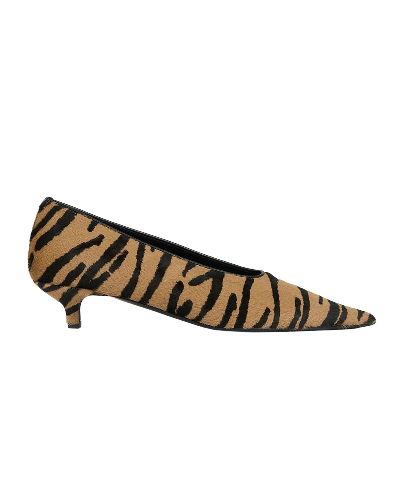 TOTEME Tiger Sharp 35MM Pony-Hair Kitten Pumps