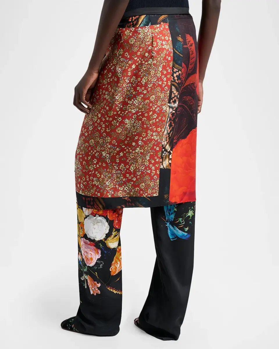 Dries Van Noten Scarfy Multi-Print Wrap Midi Skirt | Thumbnail 3 Dries Van Noten Scarfy Multi-Print Wrap Midi Skirt | Thumbnail 3