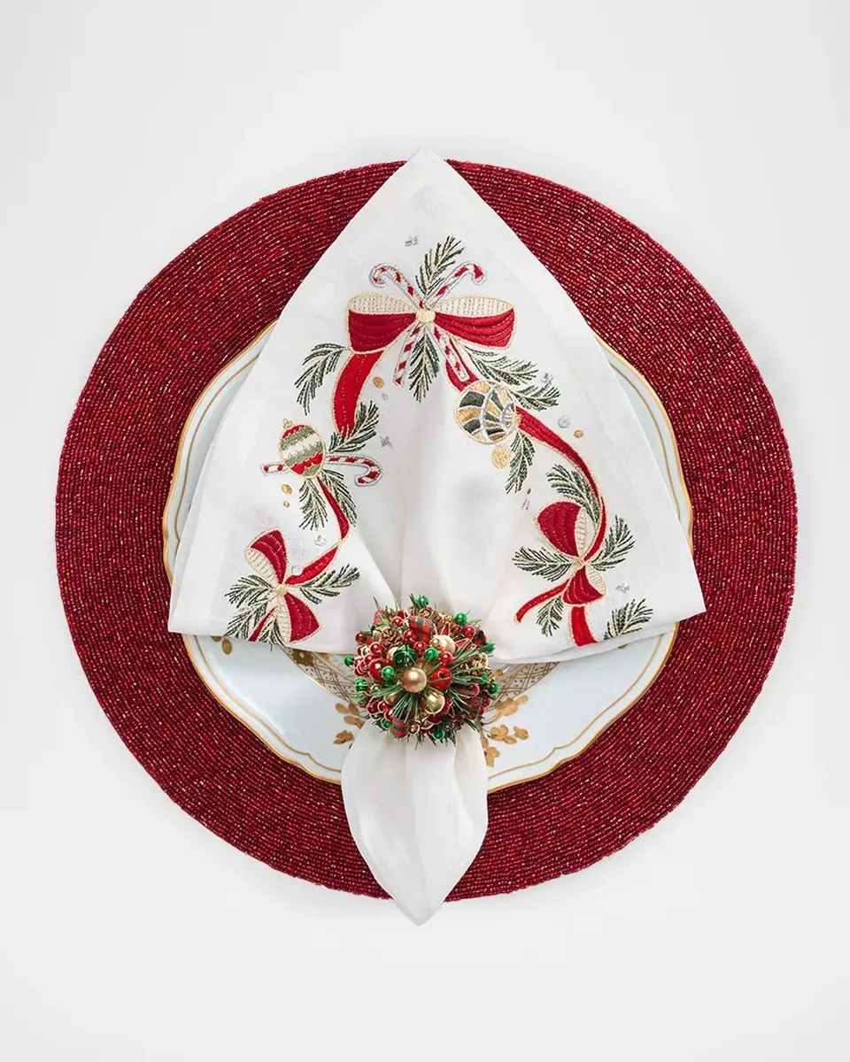 Kim Seybert Tinsel Tree Napkin Ring | Thumbnail 3 Kim Seybert Tinsel Tree Napkin Ring | Thumbnail 3