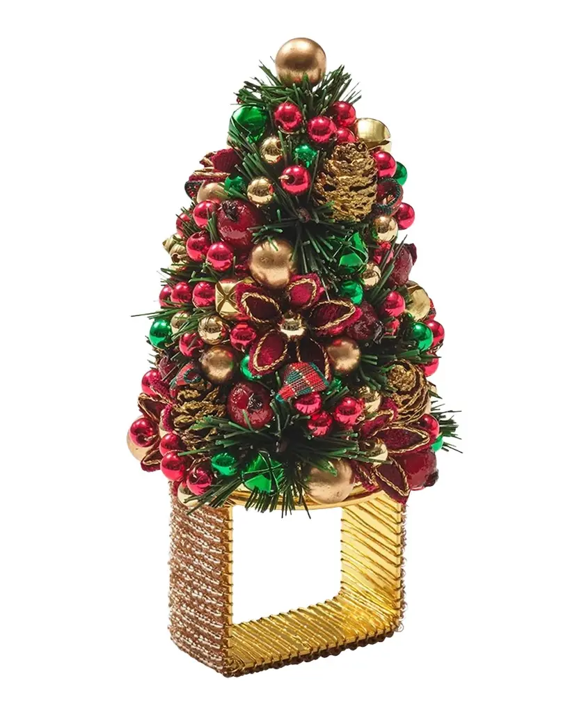 Kim Seybert Tinsel Tree Napkin Ring