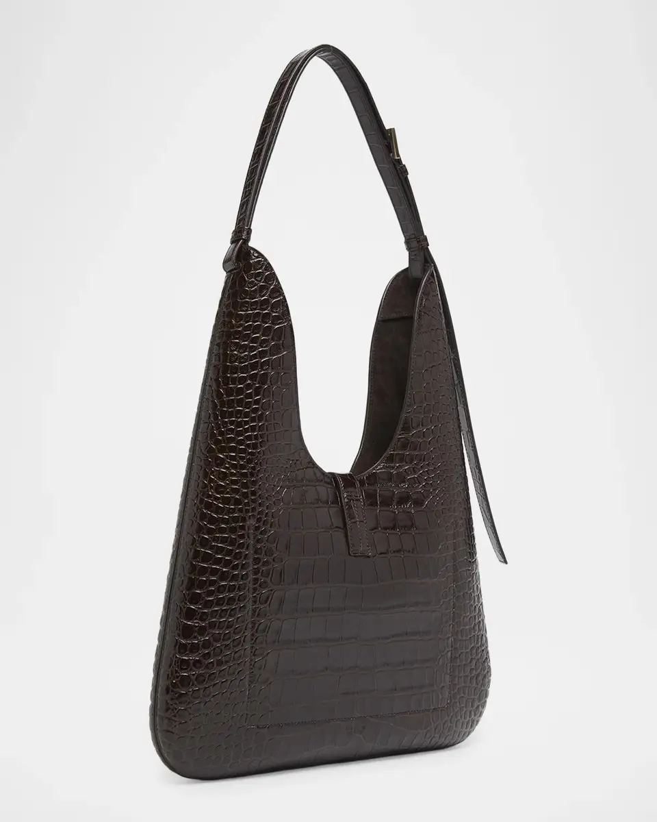 Tom Ford Kara Croc-Embossed Leather Hobo Bag | Thumbnail 3 Tom Ford Kara Croc-Embossed Leather Hobo Bag | Thumbnail 3
