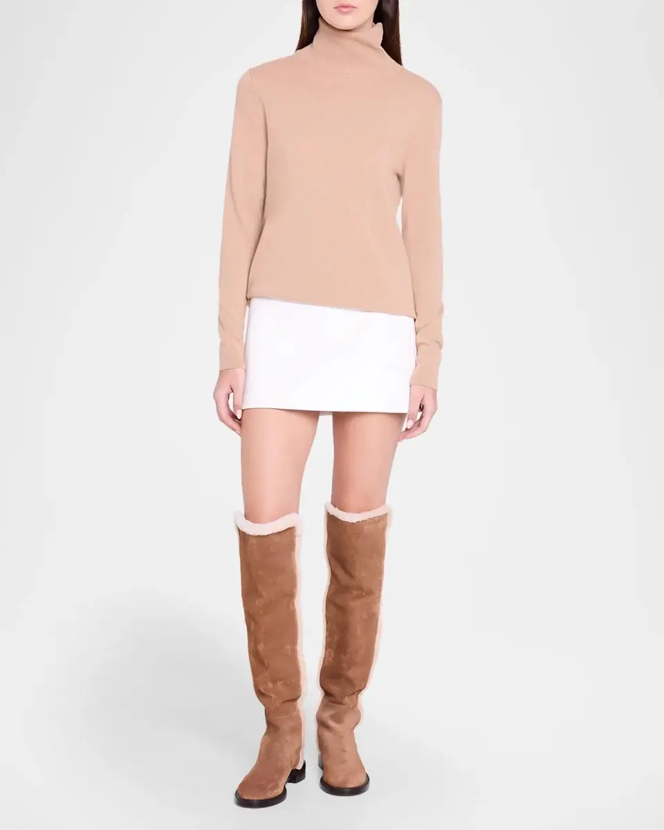 Stuart Weitzman 5050 Cozy Gisele Shearling-Trim Suede Tall Boots | Thumbnail 3 Stuart Weitzman 5050 Cozy Gisele Shearling-Trim Suede Tall Boots | Thumbnail 3