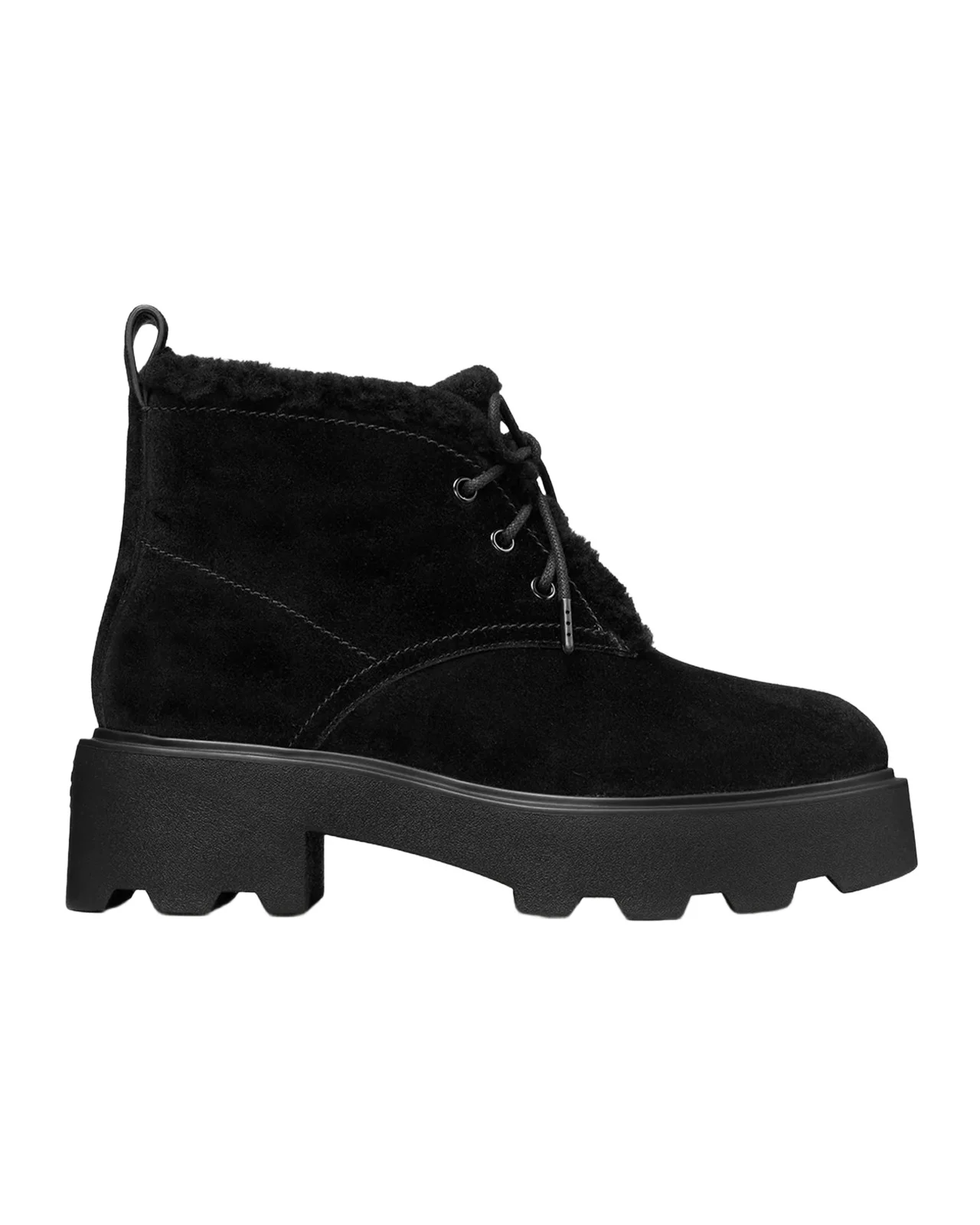 Tory Burch Desert Shearling-Lined Suede Boots