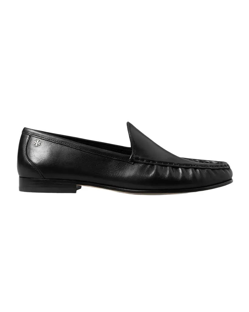 Classic Ruched Leather Loafers Classic Ruched Leather Loafers