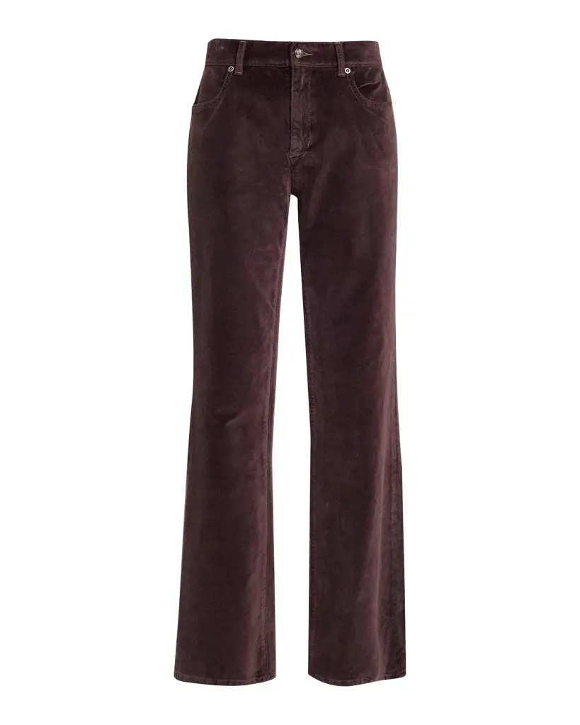 Kobi Halperin Ruby Straight-Leg Stretch Cotton Pants