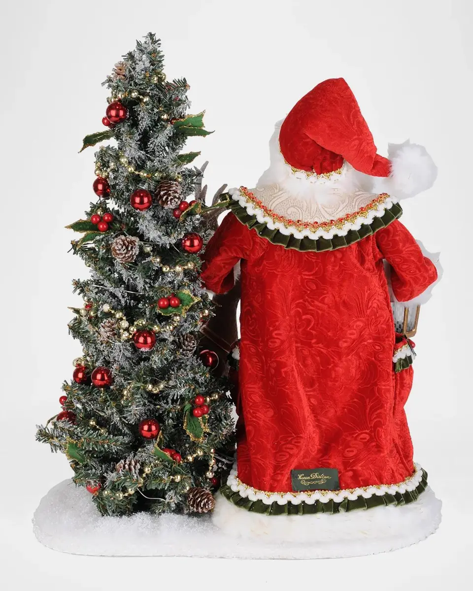 Karen Didion Lighted Woodland Eve of Christmas Santa | Thumbnail 2 Karen Didion Lighted Woodland Eve of Christmas Santa | Thumbnail 2