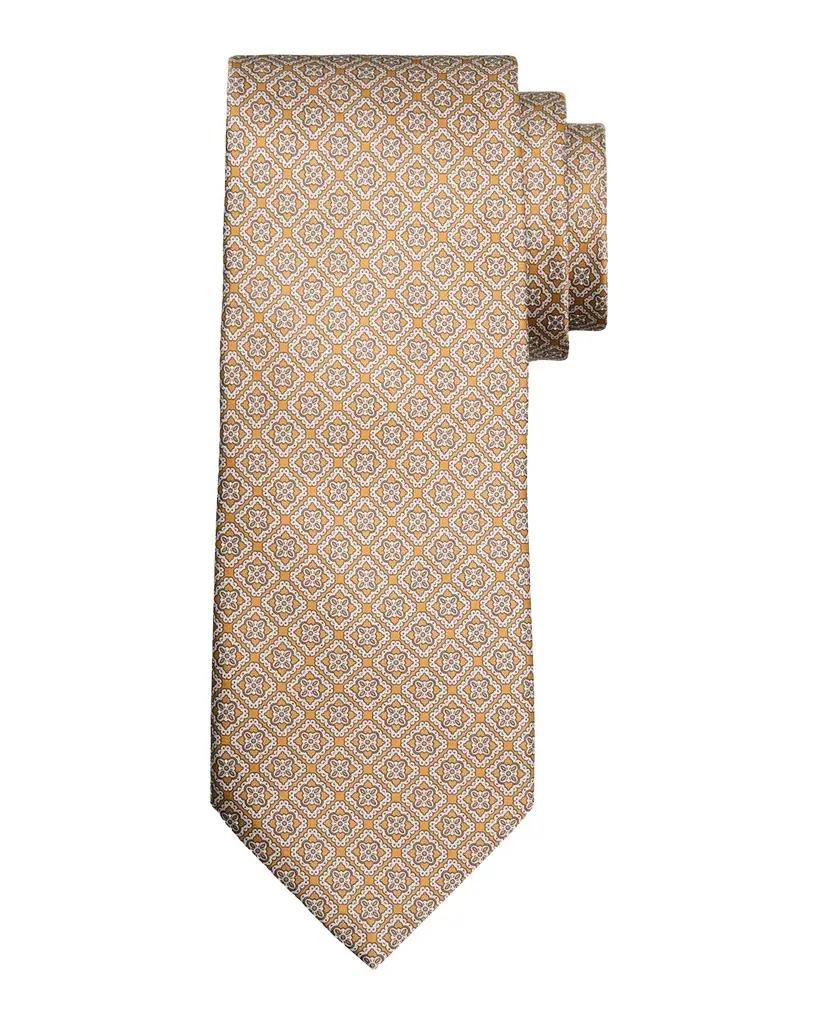 Stefano Ricci Men's Geometric Square Silk Tie