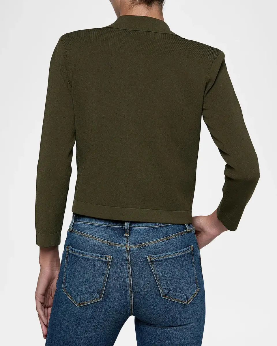 L'Agence Osiris Collared Cardigan | Thumbnail 3