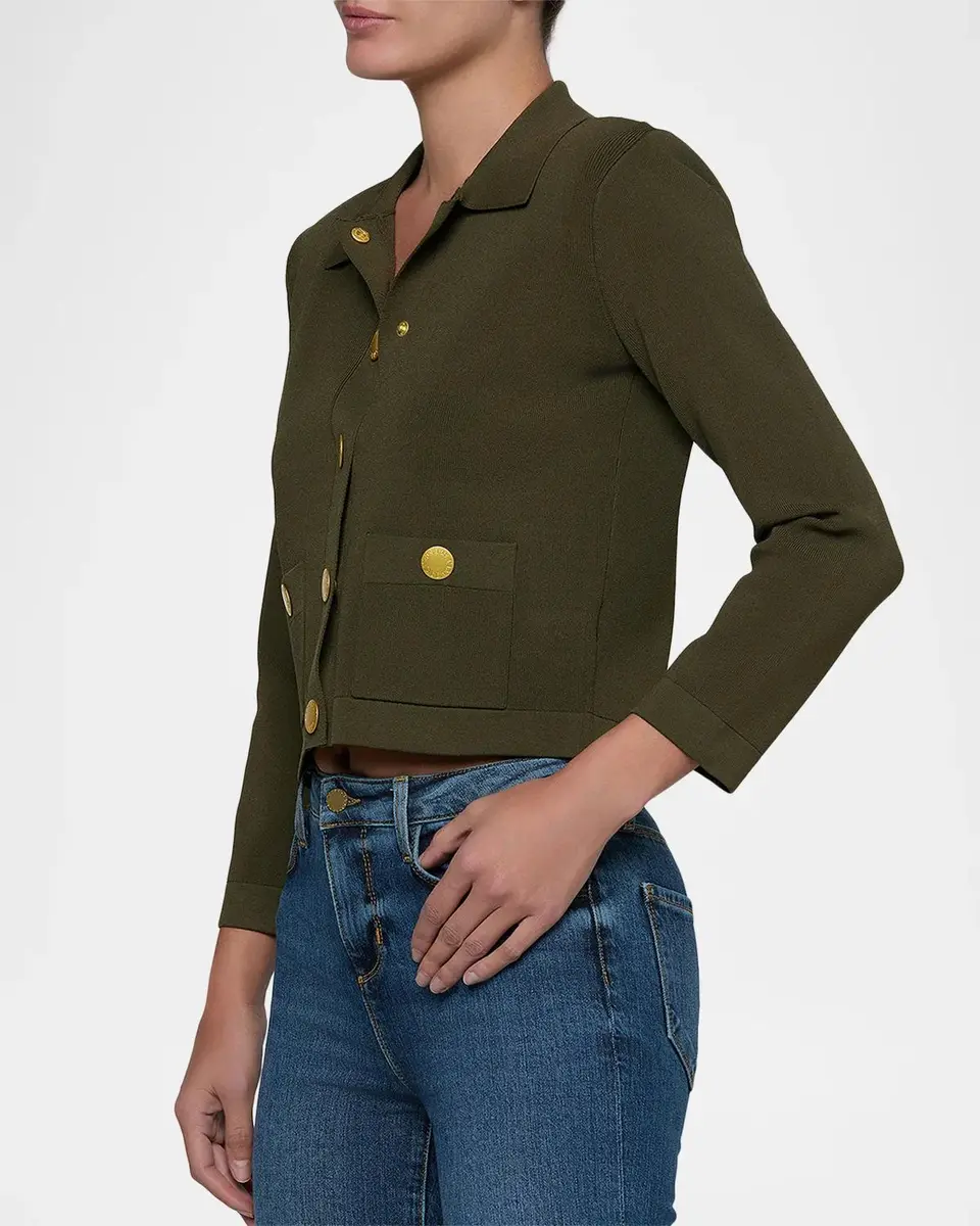 L'Agence Osiris Collared Cardigan | Thumbnail 5