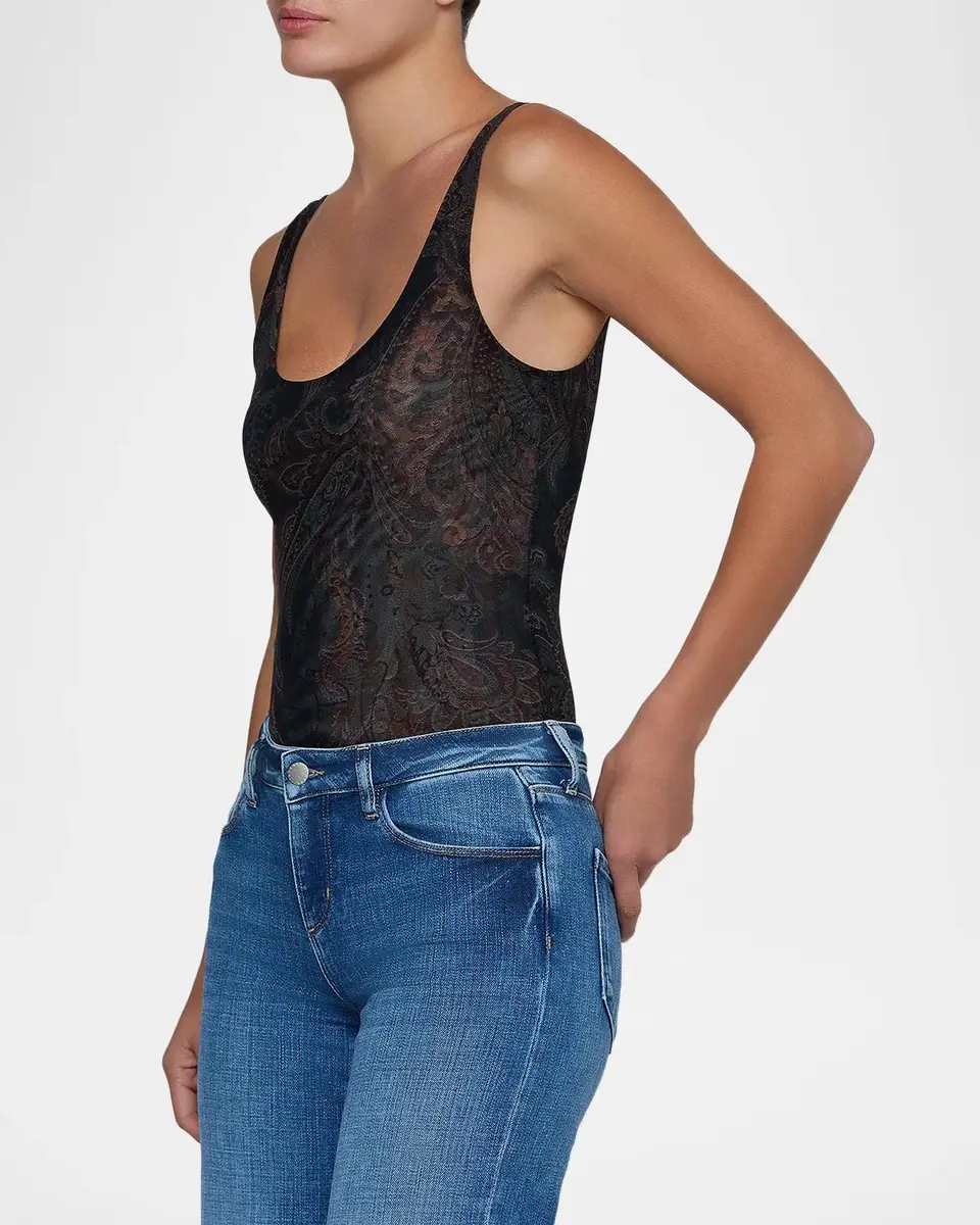 L'Agence Kalea Scoop-Neck Bodysuit | Thumbnail 5 L'Agence Kalea Scoop-Neck Bodysuit | Thumbnail 5