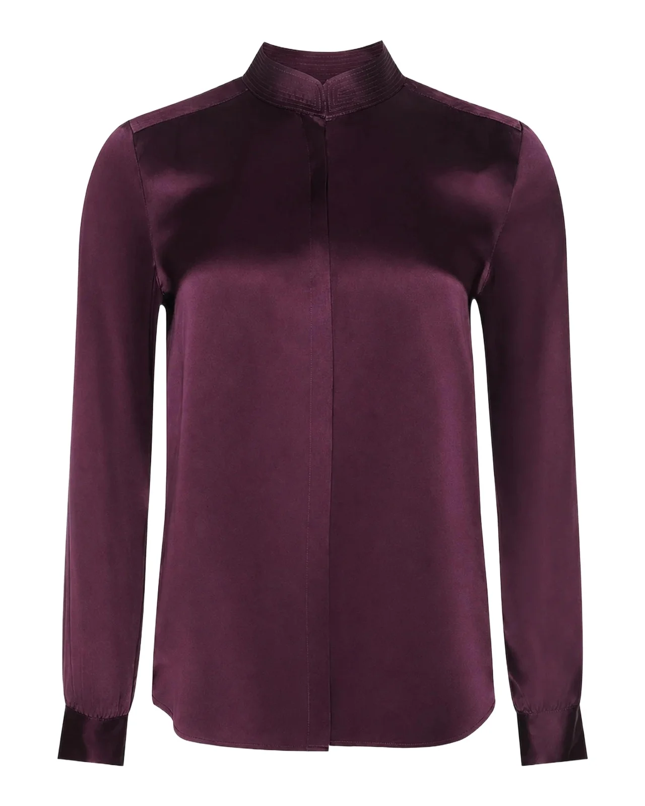 Bianca Silk Charmeuse Button-Down Blouse Bianca Silk Charmeuse Button-Down Blouse