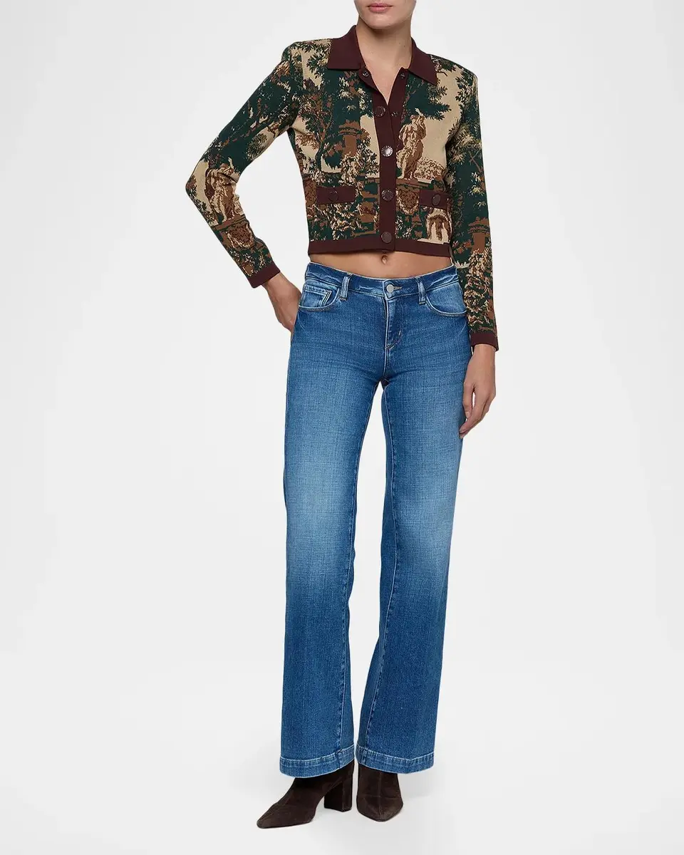 L'Agence Western Toile Osiris Jacquard Cardigan | Thumbnail 2 L'Agence Western Toile Osiris Jacquard Cardigan | Thumbnail 2