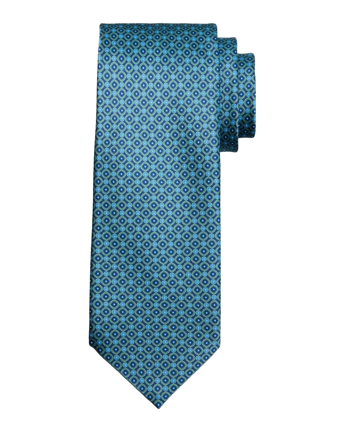 Stefano Ricci Men's Square & Diamond-Print Silk Tie