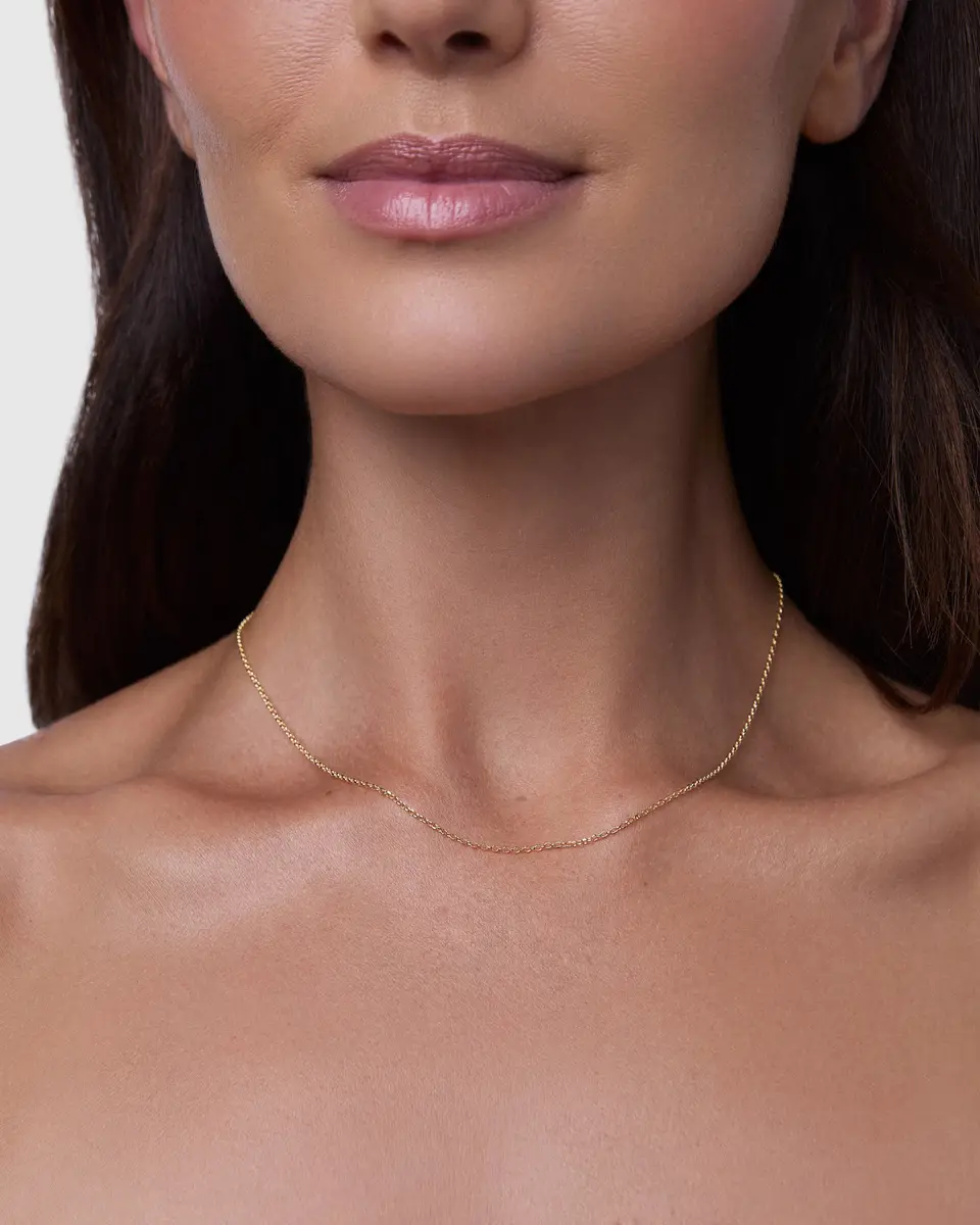 Jennifer Fisher Jennifer Fisher Featherweight Rolo Chain | Thumbnail 2 Jennifer Fisher Jennifer Fisher Featherweight Rolo Chain | Thumbnail 2