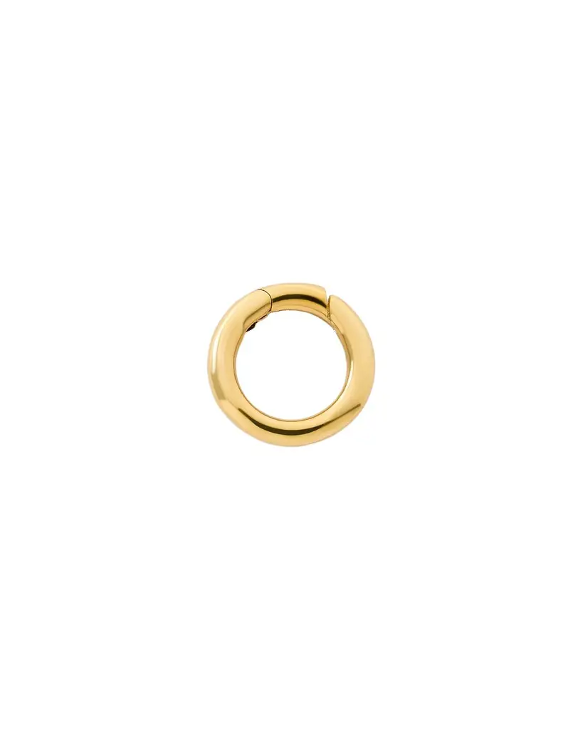 Jennifer Fisher Circle Push Clasp 18K Yellow Gold Jennifer Fisher Circle Push Clasp 18K Yellow Gold