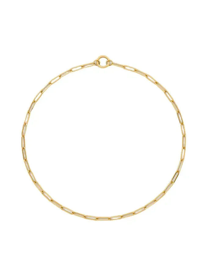 Jennifer Fisher Jennifer Fisher Long Link Chain with Circle Push Clasp 30