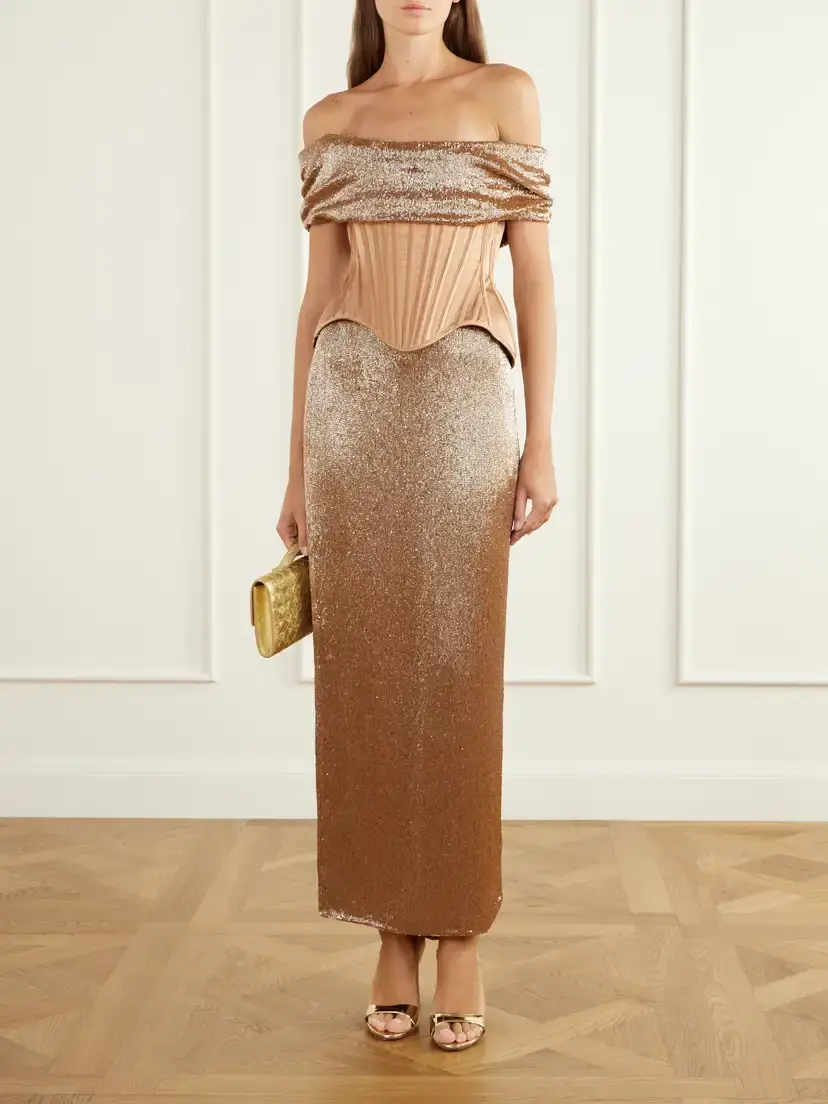 Wiederhoeft Bead-embellished Mesh Midi Skirt | Thumbnail 2 Wiederhoeft Bead-embellished Mesh Midi Skirt | Thumbnail 2