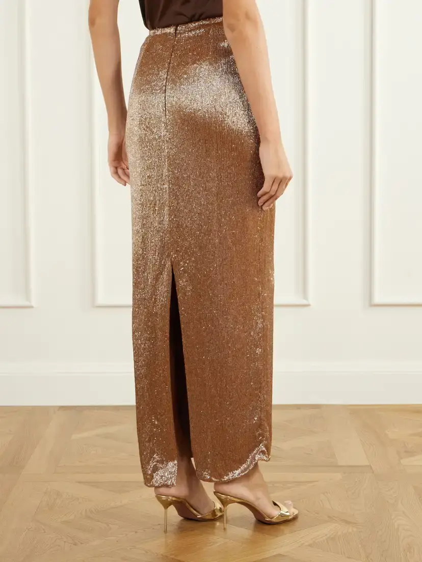 Wiederhoeft Bead-embellished Mesh Midi Skirt | Thumbnail 4 Wiederhoeft Bead-embellished Mesh Midi Skirt | Thumbnail 4
