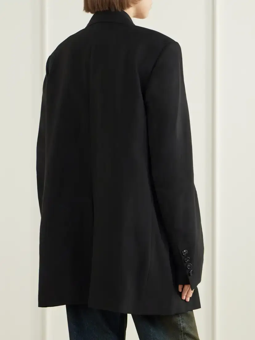 Ann Demeulemeester Agnes Crepe Blazer | Thumbnail 4
