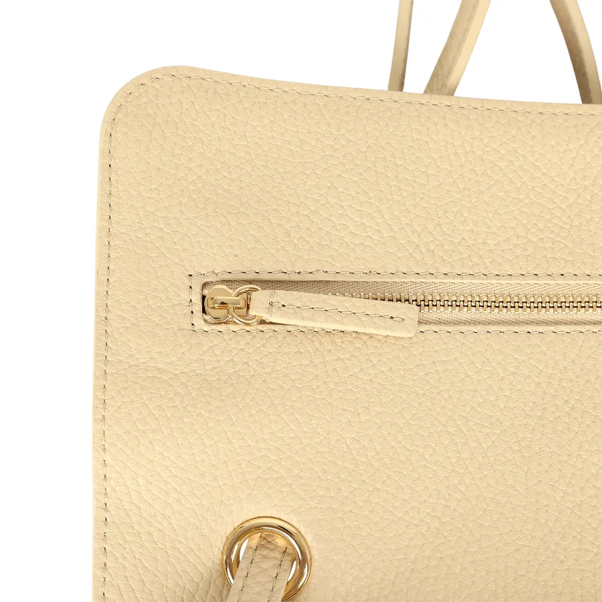Chanel Chanel Maxi "Souplissimo" Small Flap Bag Light Beige Grained Calfskin Gold Hardware | Thumbnail 7 Chanel Chanel Maxi "Souplissimo" Small Flap Bag Light Beige Grained Calfskin Gold Hardware | Thumbnail 7
