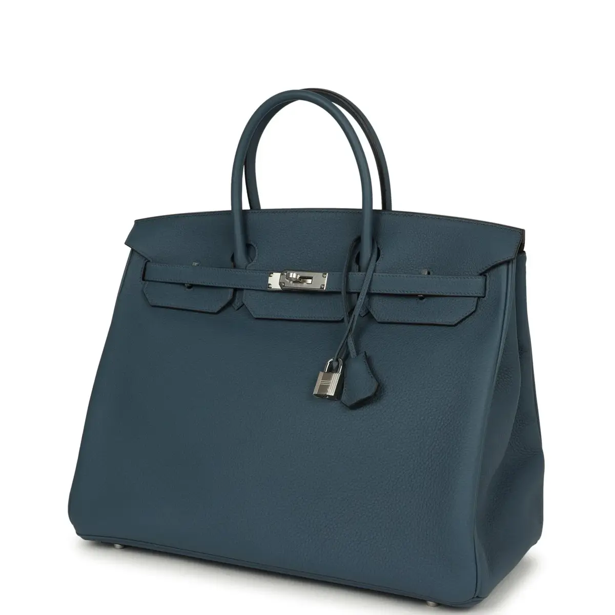 HERMÈS Hermes Birkin 40 Bleu Tempete Togo Palladium Hardware | Thumbnail 5 HERMÈS Hermes Birkin 40 Bleu Tempete Togo Palladium Hardware | Thumbnail 5