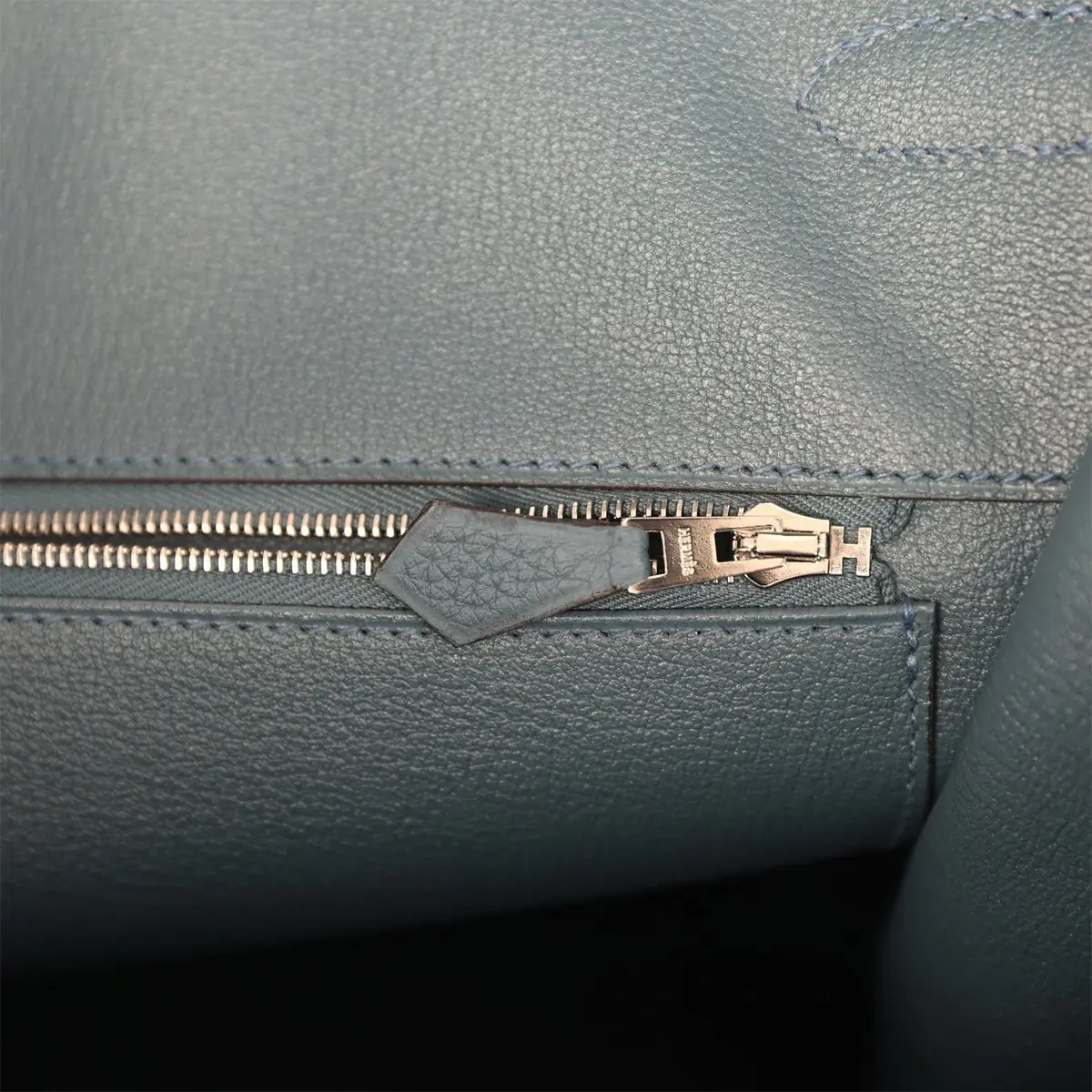HERMÈS Hermes Birkin 40 Bleu Tempete Togo Palladium Hardware | Thumbnail 9 HERMÈS Hermes Birkin 40 Bleu Tempete Togo Palladium Hardware | Thumbnail 9