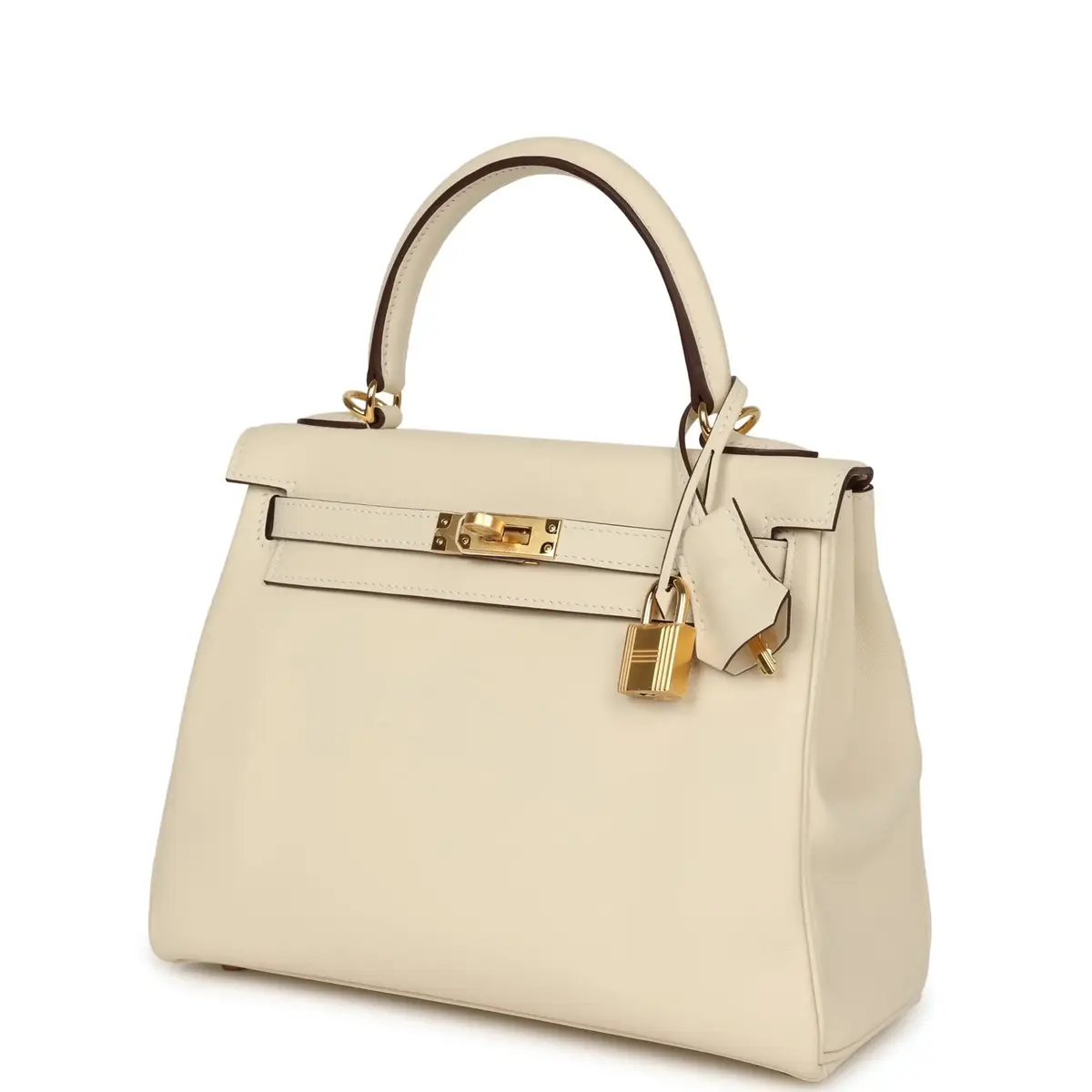 HERMÈS Hermes Kelly Retourne 25 Nata Swift Gold Hardware | Thumbnail 5 HERMÈS Hermes Kelly Retourne 25 Nata Swift Gold Hardware | Thumbnail 5