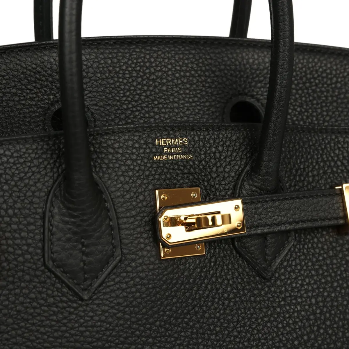HERMÈS Pre-owned Hermes Birkin 25 Black Togo Gold Hardware | Thumbnail 7 HERMÈS Pre-owned Hermes Birkin 25 Black Togo Gold Hardware | Thumbnail 7