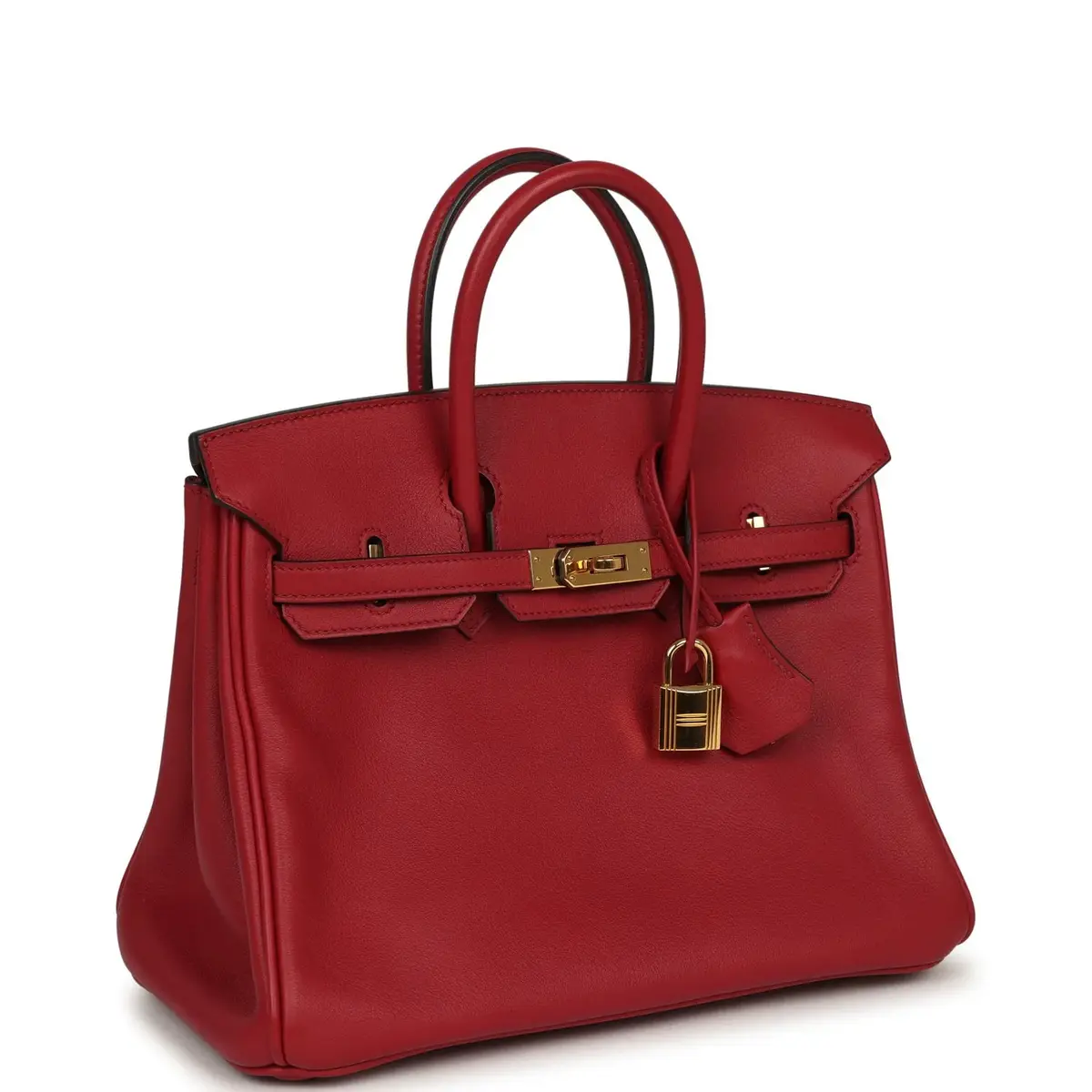HERMÈS Pre-owned Hermes Birkin 25 Rouge Grenat Swift Gold Hardware | Thumbnail 2 HERMÈS Pre-owned Hermes Birkin 25 Rouge Grenat Swift Gold Hardware | Thumbnail 2