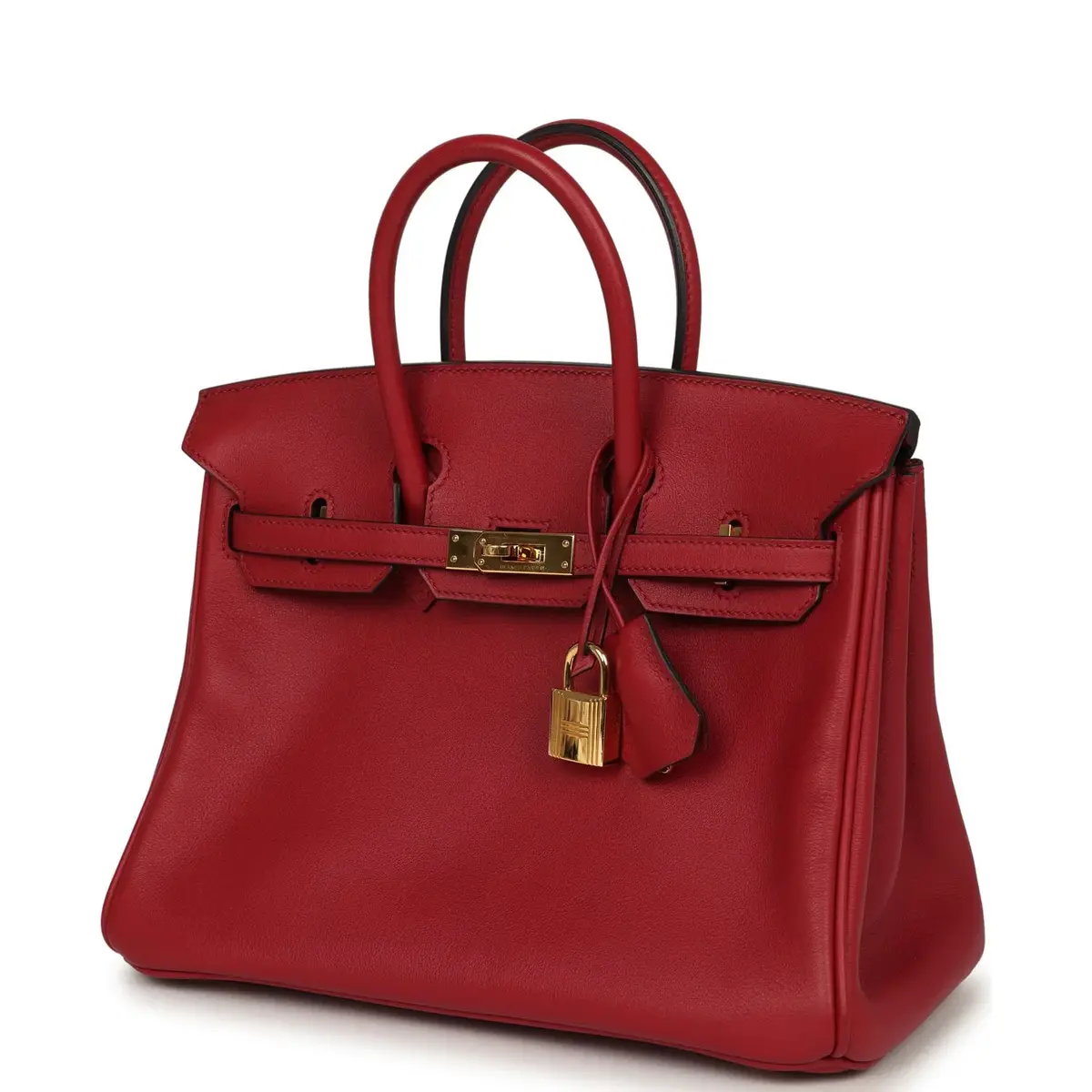 HERMÈS Pre-owned Hermes Birkin 25 Rouge Grenat Swift Gold Hardware | Thumbnail 5 HERMÈS Pre-owned Hermes Birkin 25 Rouge Grenat Swift Gold Hardware | Thumbnail 5