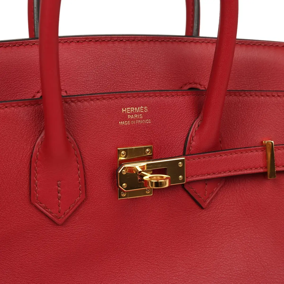 HERMÈS Pre-owned Hermes Birkin 25 Rouge Grenat Swift Gold Hardware | Thumbnail 7 HERMÈS Pre-owned Hermes Birkin 25 Rouge Grenat Swift Gold Hardware | Thumbnail 7