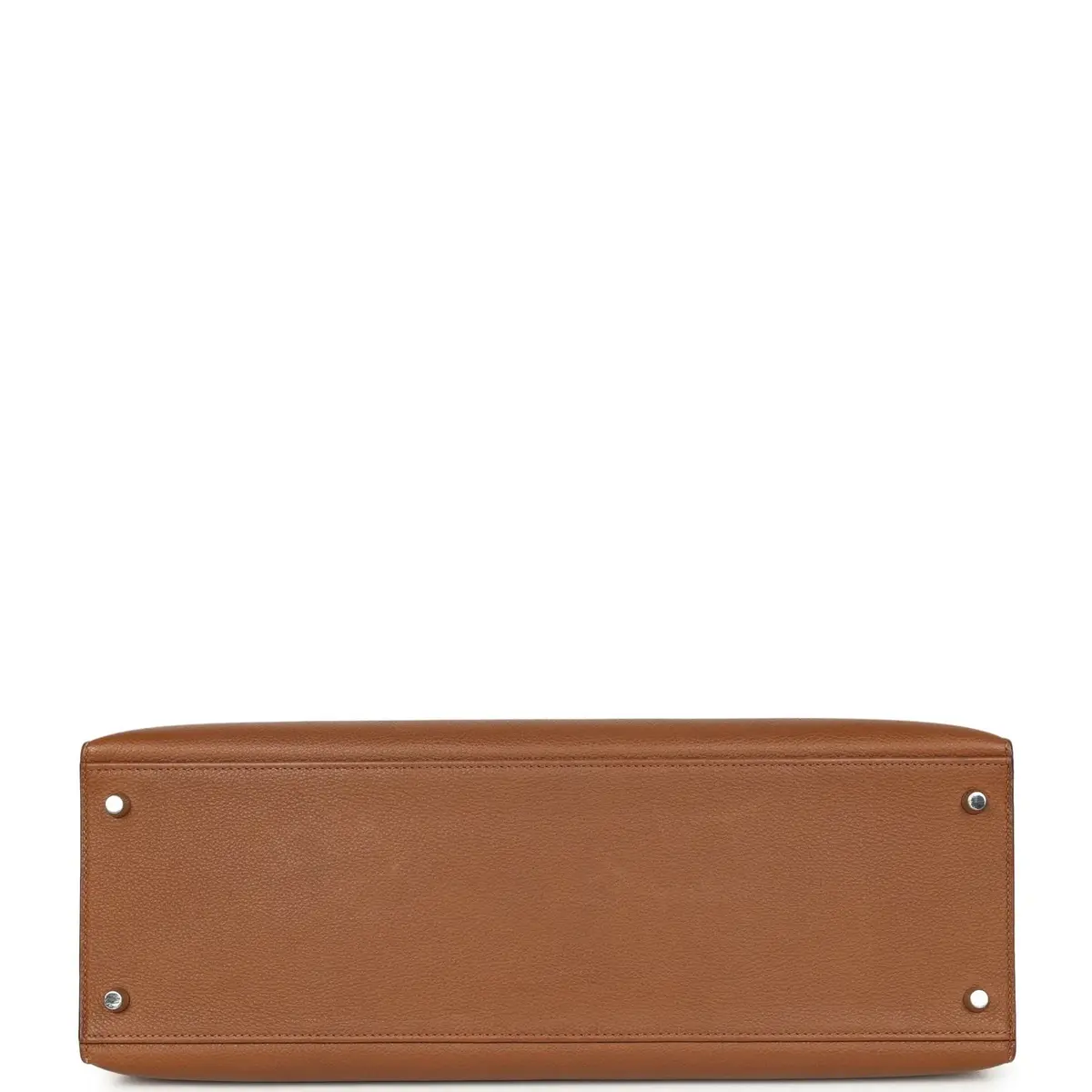 HERMÈS Pre-owned Hermes Kelly Sellier 42 Maxi Alezan Buffalo Palladium Hardware | Thumbnail 6