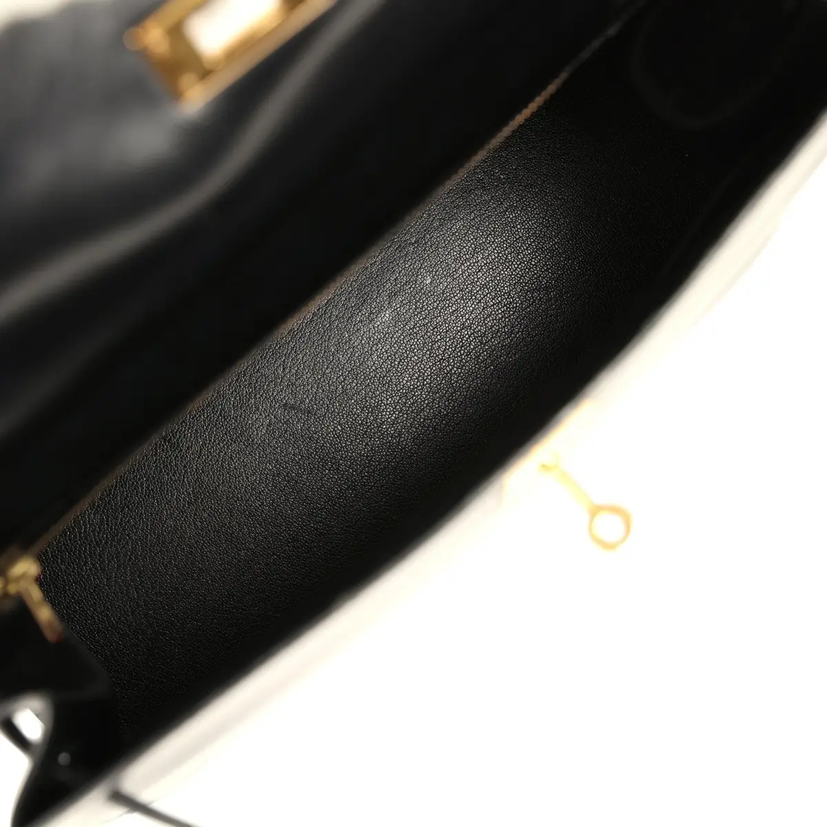 HERMÈS Vintage Hermes Kelly Sellier 32 Black Box Gold Hardware | Thumbnail 8 HERMÈS Vintage Hermes Kelly Sellier 32 Black Box Gold Hardware | Thumbnail 8
