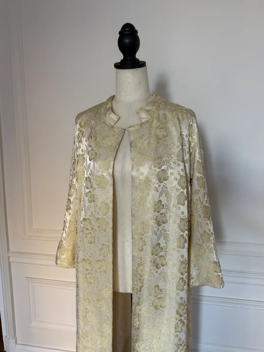 Jen Wonders Studio Brocade Evening Coat | Thumbnail 3 Jen Wonders Studio Brocade Evening Coat | Thumbnail 3